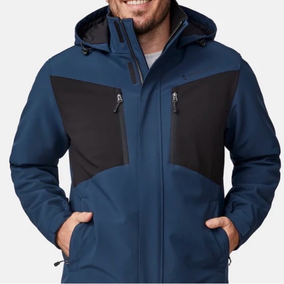 Free Country Other - Free Country Men’s Maclear Thermo Softshell Jacket – Indigo – Size L (NWT)